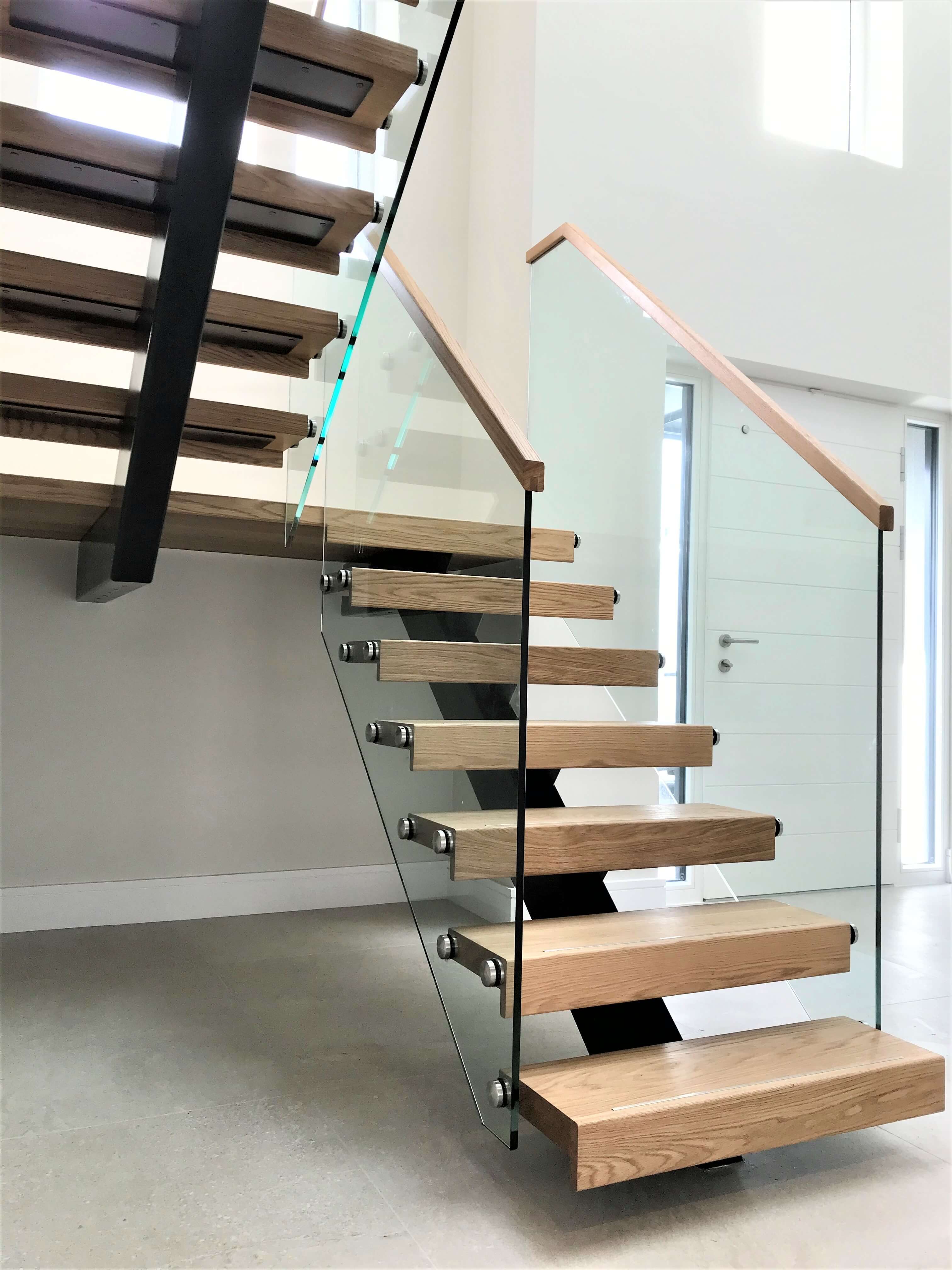 matt black steel spine stairs, Steel spine Stairs, Stairs Ireland